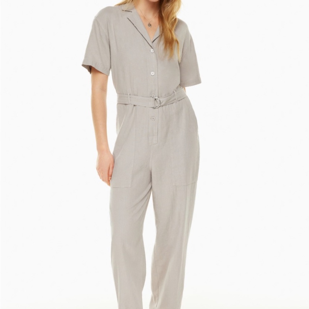 Wilfred Free Linen Jumpsuit - Black